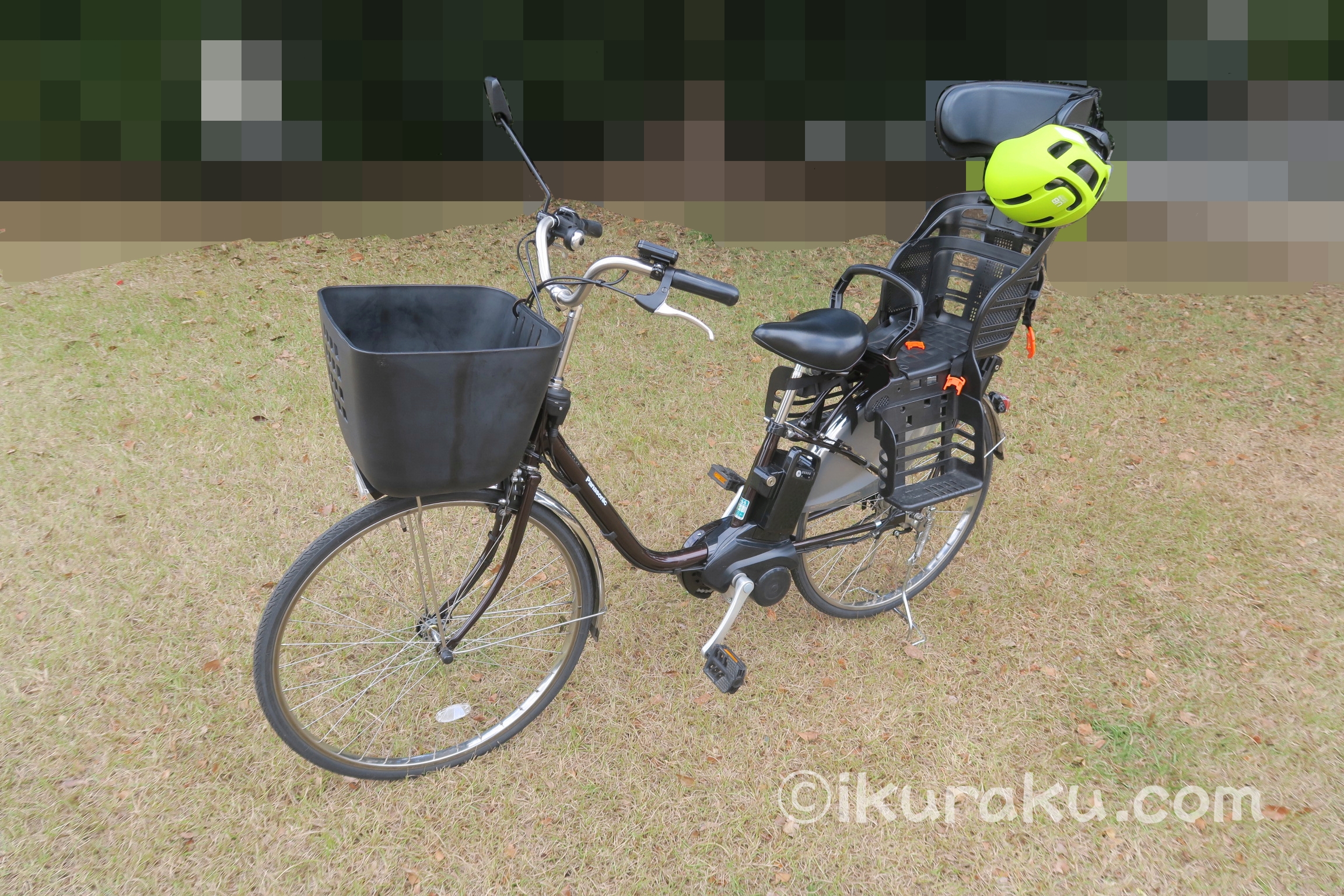 パナソニックの電動自転車とOGKカブトキャンバスアーバンのヘルメット